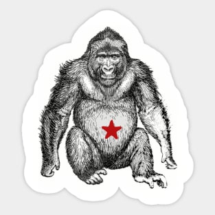 Gorilla Warfare Sticker